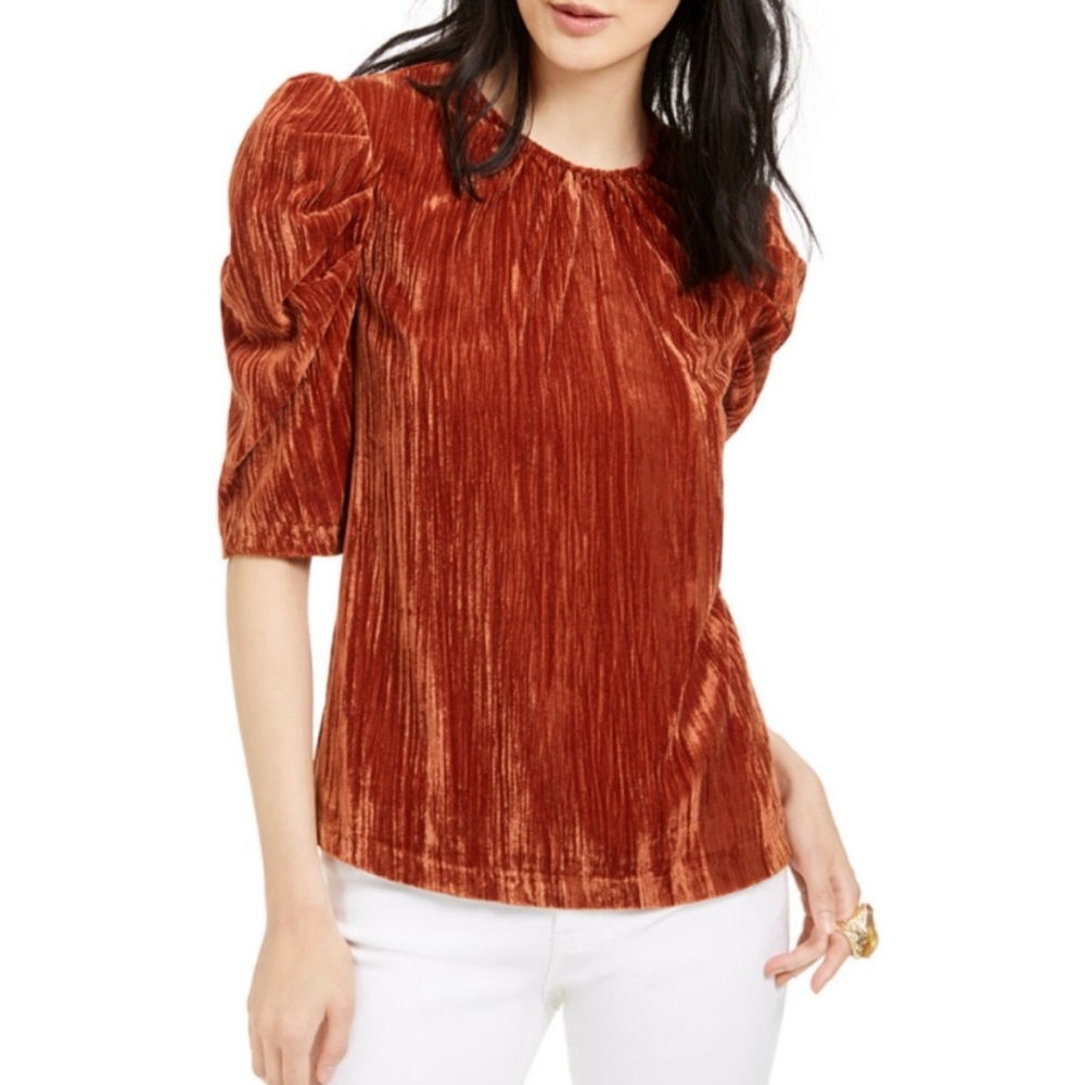 WAYF “Where Are You From” Greyson Puff Sleeve Top ~ L
